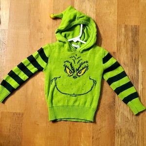 Grinch Kids Unisex Sweater‎ Hoodie Size 18M